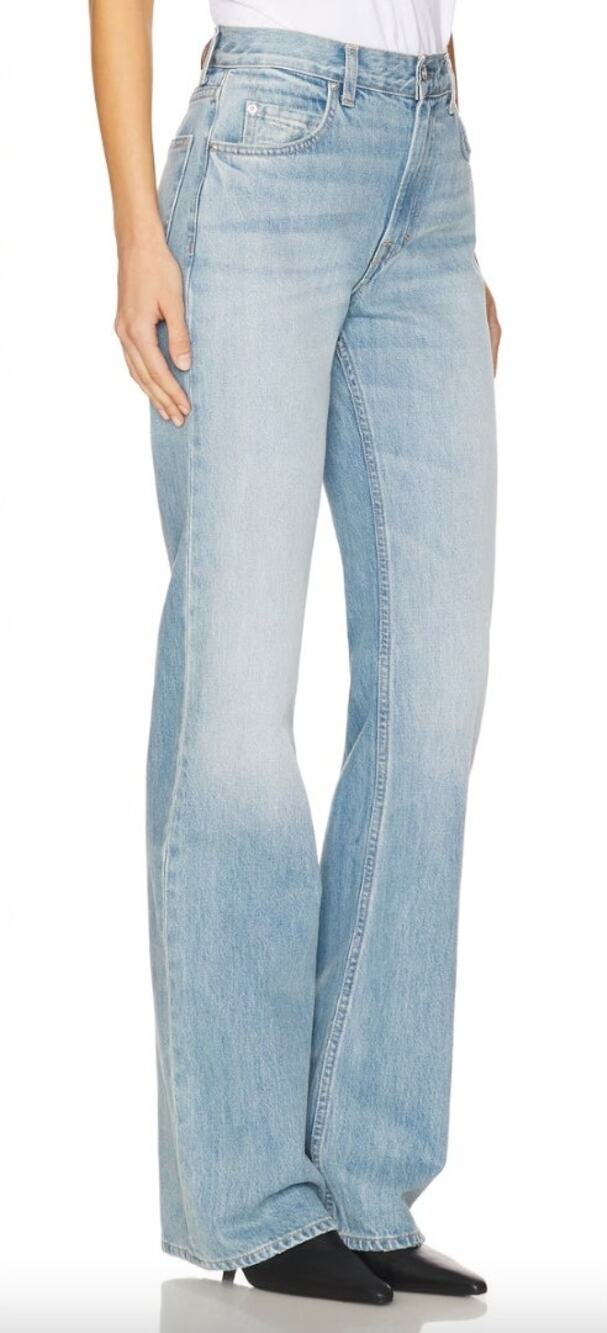 GRLFRND | NWT Danie Mid Rise Boot Jeans in York Blvd Medium Blue Wash 24